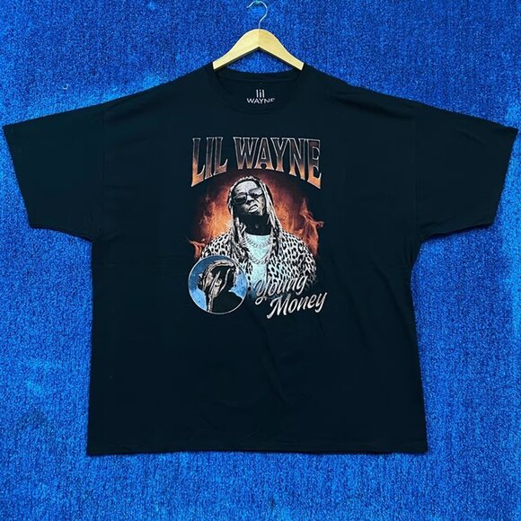 Lil Wayne Tha Fireman Young Money Cash Money Hip Hop Tee 3X